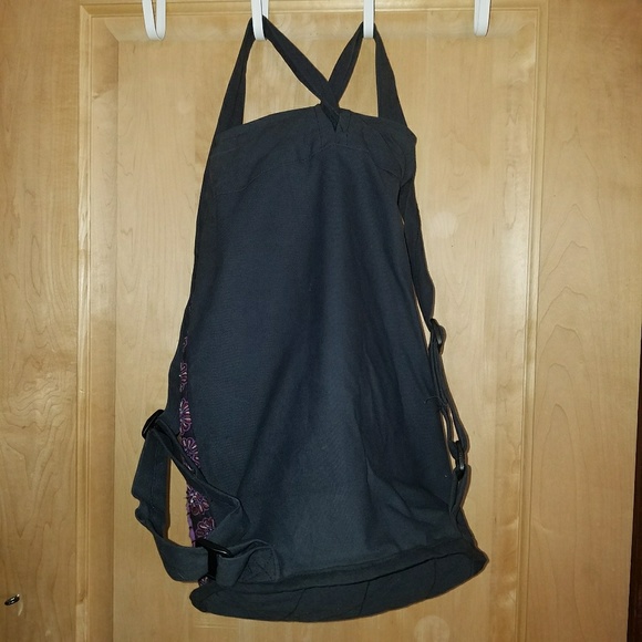 Boho Beaded Floral Cinch Backpack - Picture 2 of 3